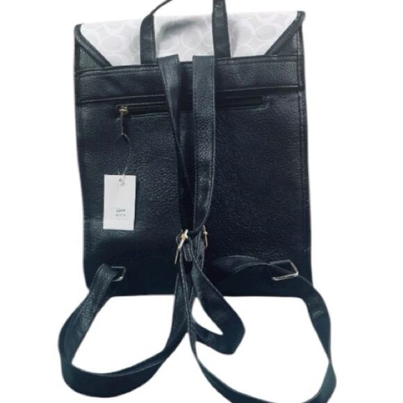 Designer White Gray Track Colorblock Backpack main image 4